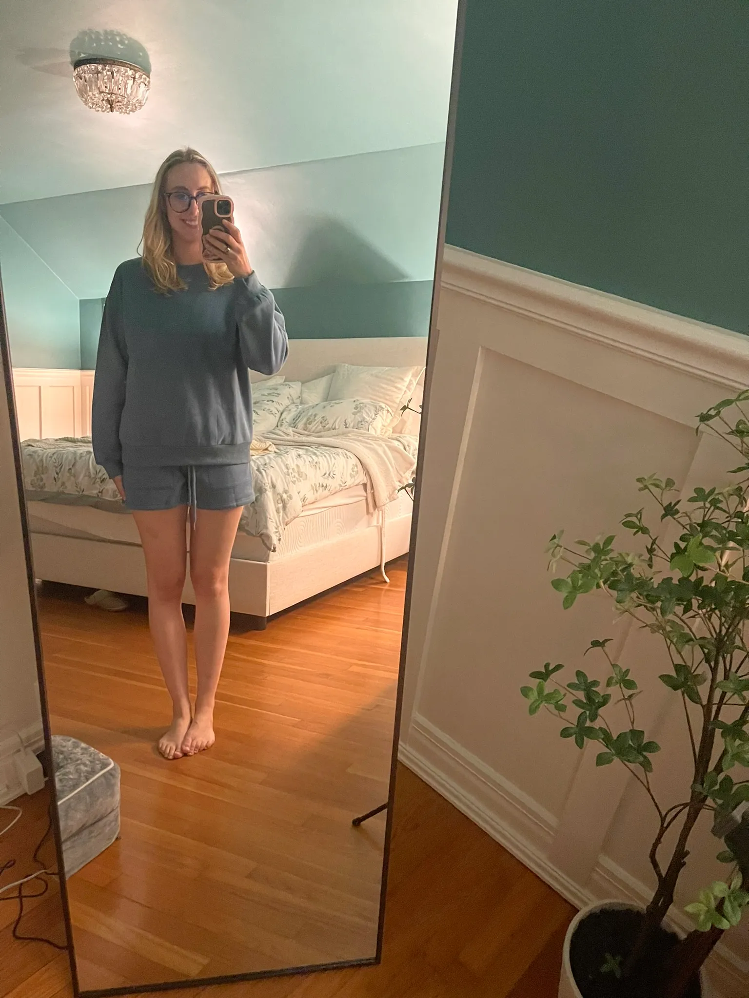 Melinda Godel, Dusty Blue and Barefoot